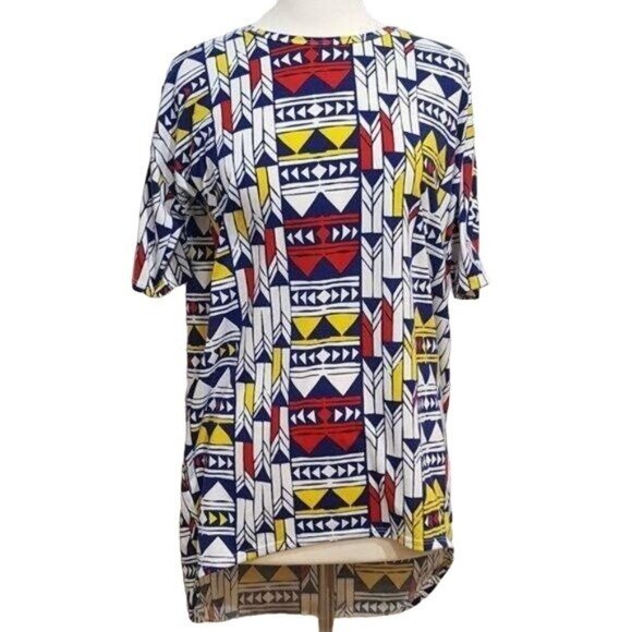 Lularoe Simply Comfortable Irma Tunic Top Women's Size XS Geometric Print - Picture 8 of 8